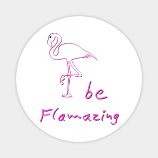 Flamingos flamingo Magnet